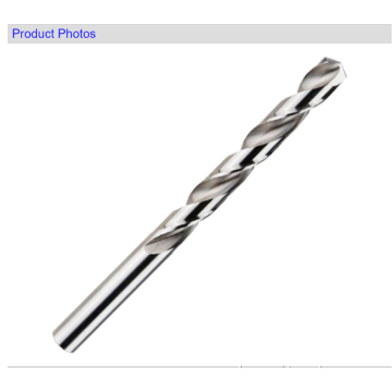 Black HSS Drill Bit for Metal Steel Aluminium